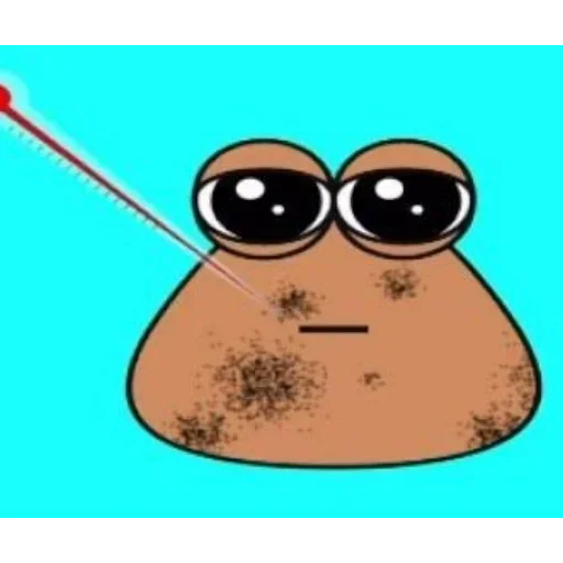 🤒 Стикер «Pou» для Telegram