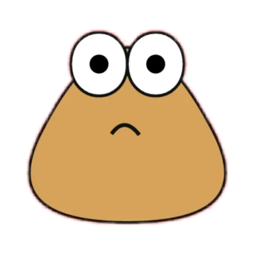 😕 Стикер «Pou» для Telegram