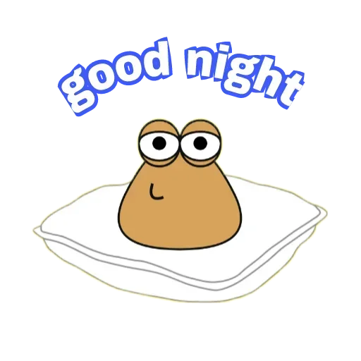 😴 Стикер «Pou» для Telegram
