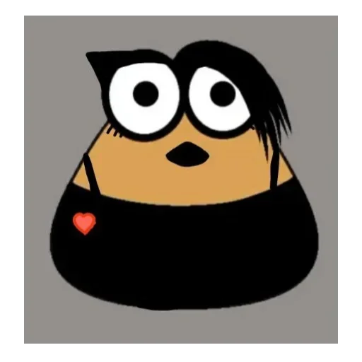 💀 Стикер «Pou» для Telegram