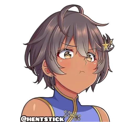 🫵 Стикер «Pout Face» для Telegram
