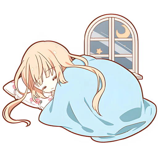 😴 Стикер «Повседневная Алиса» для Telegram