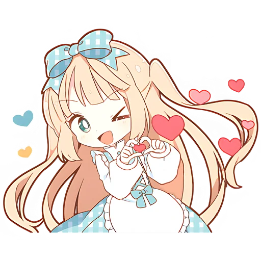 🥰 Стикер «Повседневная Алиса» для Telegram