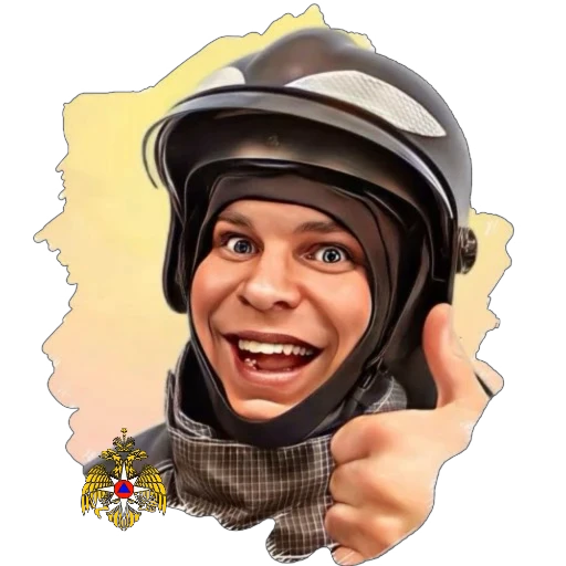 👍 Стикер «Пожарный МЧС России» для Telegram