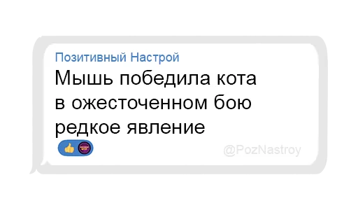 😱 Стикер «Позитивный чат» для Telegram