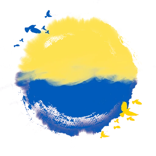 🇺🇦 Стикер «Pray for Ukraine» для Telegram