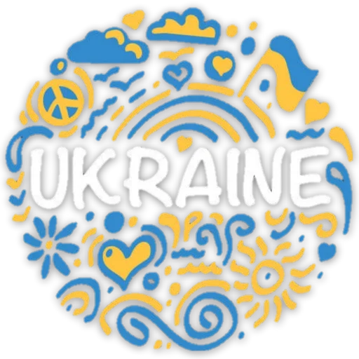 🇺🇦 Стикер «Pray for Ukraine» для Telegram