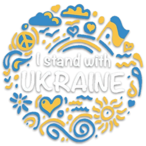 🇺🇦 Стикер «Pray for Ukraine» для Telegram