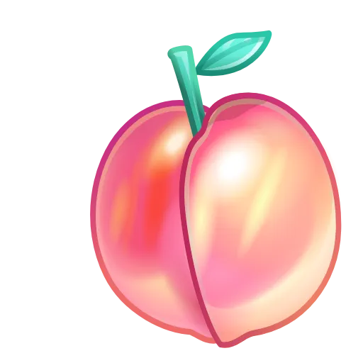 💎 Эмодзи «Precious Peach» для Telegram