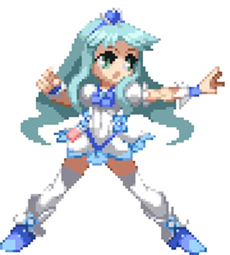 🌊 Стикер «Pretty Cure» для Telegram