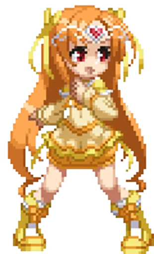 🟡 Стикер «Pretty Cure» для Telegram