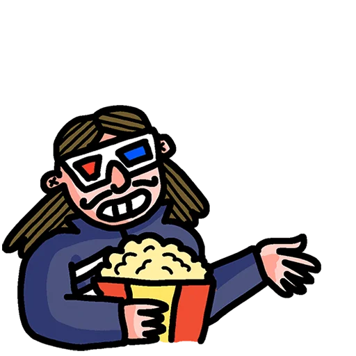 🍿 Стикер «Преколер 2 Без Текста» для Telegram
