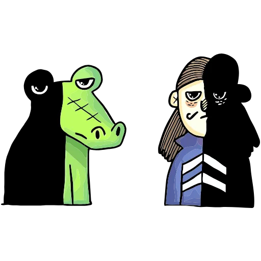 🫥 Эмодзи «Преколер&; х Кроко» для Telegram