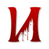 Стикер 11 Кровавый шрифт