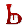 Стикер 34 Кровавый шрифт
