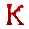 Стикер 13 Кровавый шрифт