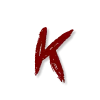 Стикер 61 Кровавый шрифт