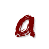 Стикер 49 Кровавый шрифт