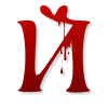 Стикер 12 Кровавый шрифт