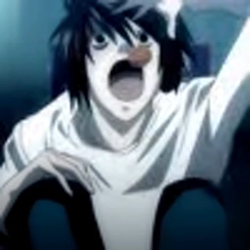 😋 Эмодзи «L Lawliet Death NoteЭл Тетрадь смерти» для Telegram