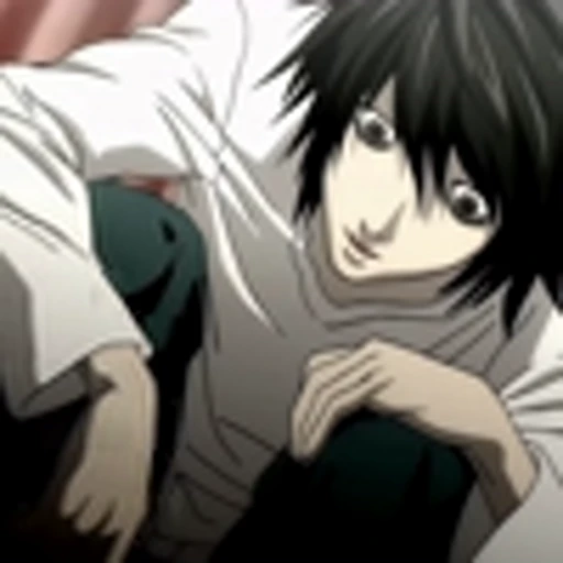😶 Эмодзи «L Lawliet Death NoteЭл Тетрадь смерти» для Telegram