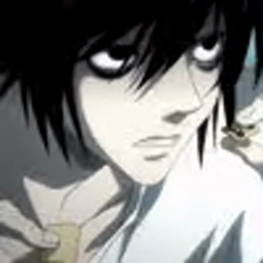 😶 Эмодзи «L Lawliet Death NoteЭл Тетрадь смерти» для Telegram
