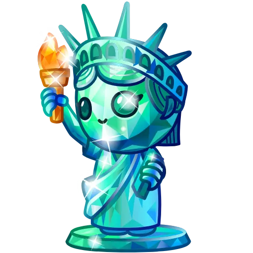 🎁 Эмодзи «Liberty Figure» для Telegram