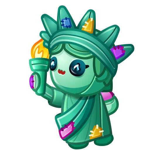🎁 Эмодзи «Liberty Figure» для Telegram