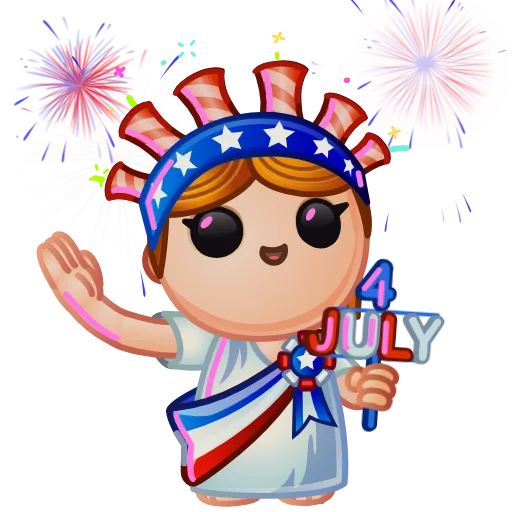 🎁 Эмодзи «Liberty Figure» для Telegram