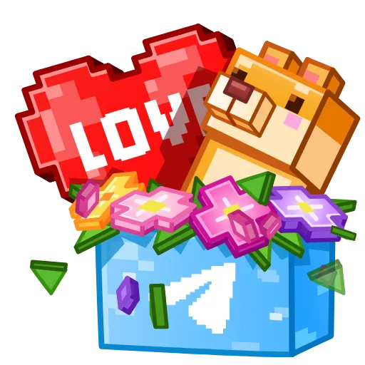 🗃 Эмодзи «Love You» для Telegram
