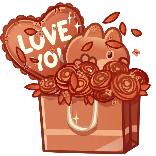 🗃 Эмодзи «Love You» для Telegram