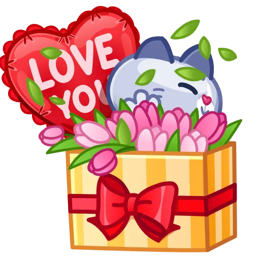 🗃 Эмодзи «Love You» для Telegram