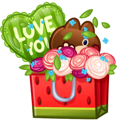 🗃 Эмодзи «Love You» для Telegram