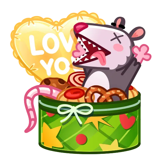 🗃 Эмодзи «Love You» для Telegram