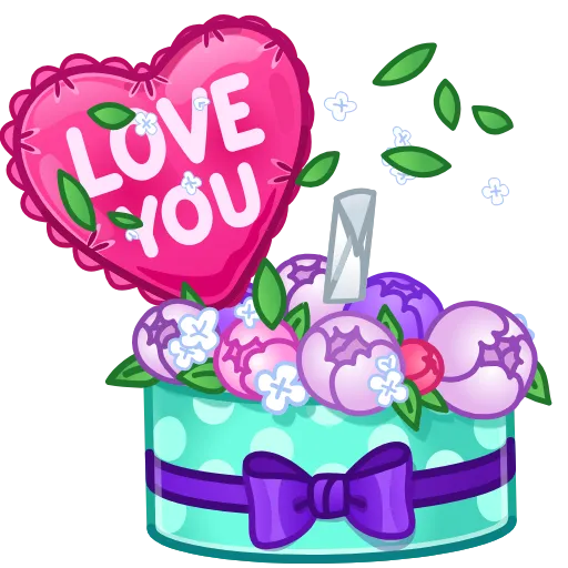🗃 Эмодзи «Love You» для Telegram
