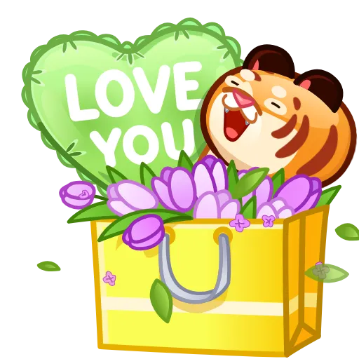 🗃 Эмодзи «Love You» для Telegram