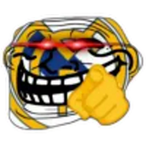 😰 Эмодзи «Троллфейсы» для Telegram
