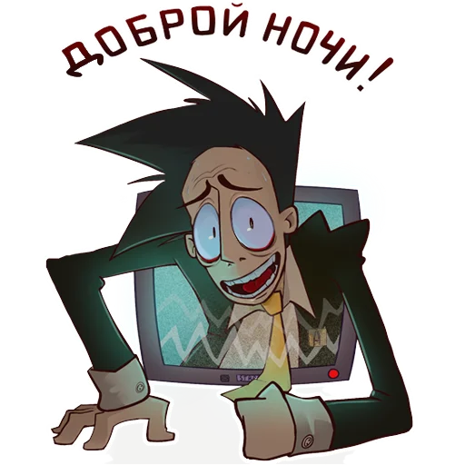 😴 Стикер «Президент Антон» для Telegram