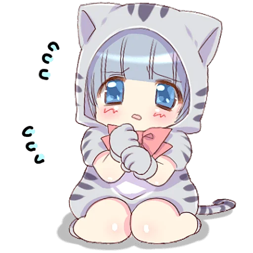 🥺 Стикер «Котейкины ушки» для Telegram