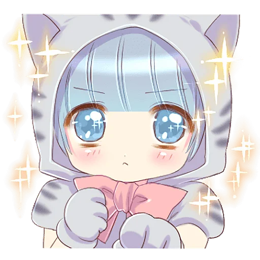 🥹 Стикер «Котейкины ушки» для Telegram