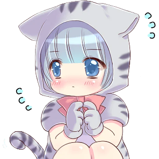 🥺 Стикер «Котейкины ушки» для Telegram