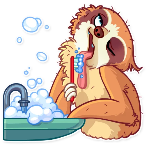 🛁 Стикер «Pretty Lazy» для Telegram