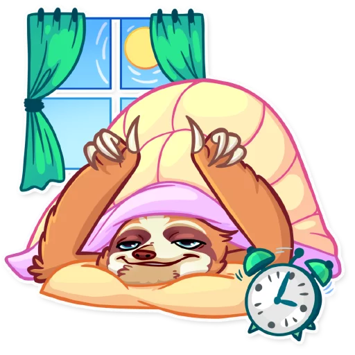 👍 Стикер «Pretty Lazy» для Telegram