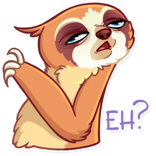 😦 Стикер «Pretty Lazy» для Telegram