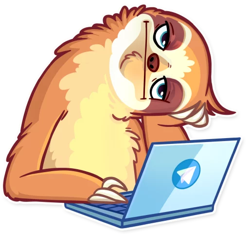 😐 Стикер «Pretty Lazy» для Telegram