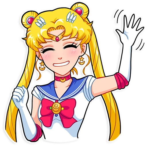 👋 Стикер «Sailor Moon» для Telegram