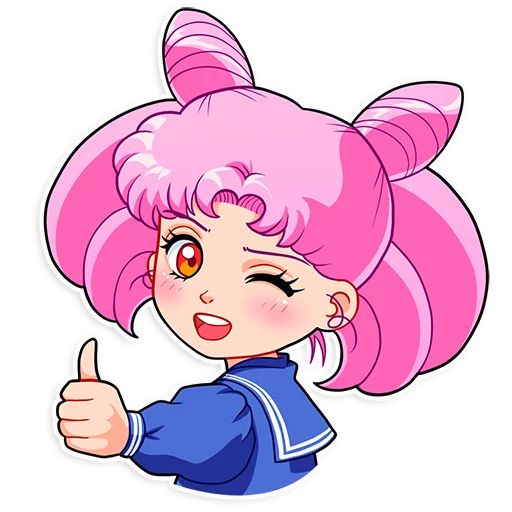 👍 Стикер «Sailor Moon» для Telegram