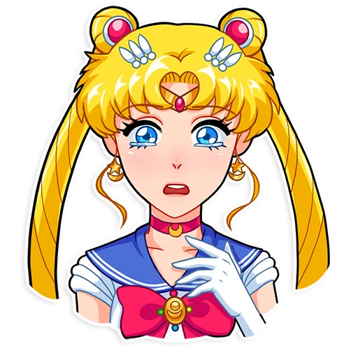 😢 Стикер «Sailor Moon» для Telegram