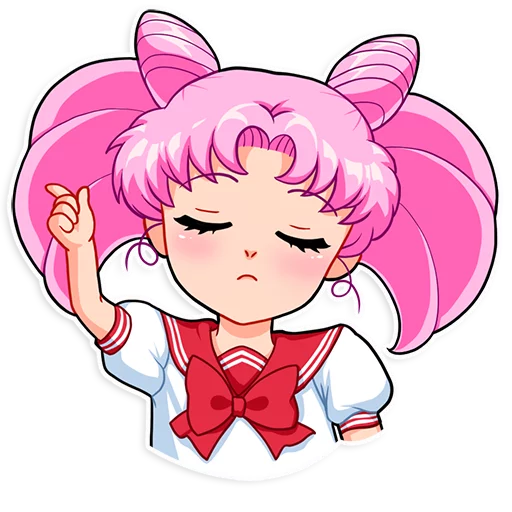 ☝️ Стикер «Sailor Moon» для Telegram
