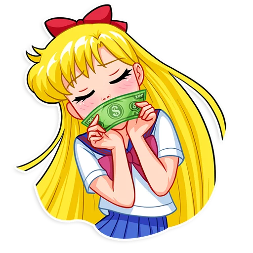 🤑 Стикер «Sailor Moon» для Telegram